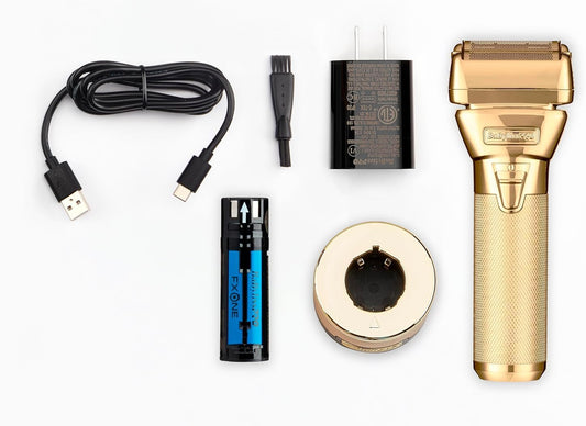 BaBylissPRO FXONE GOLDFX All Metal Double Foil Shaver