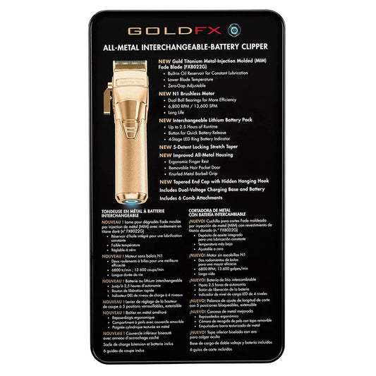 BaBylissPRO FXONE GOLDFX All Metal Trimmer