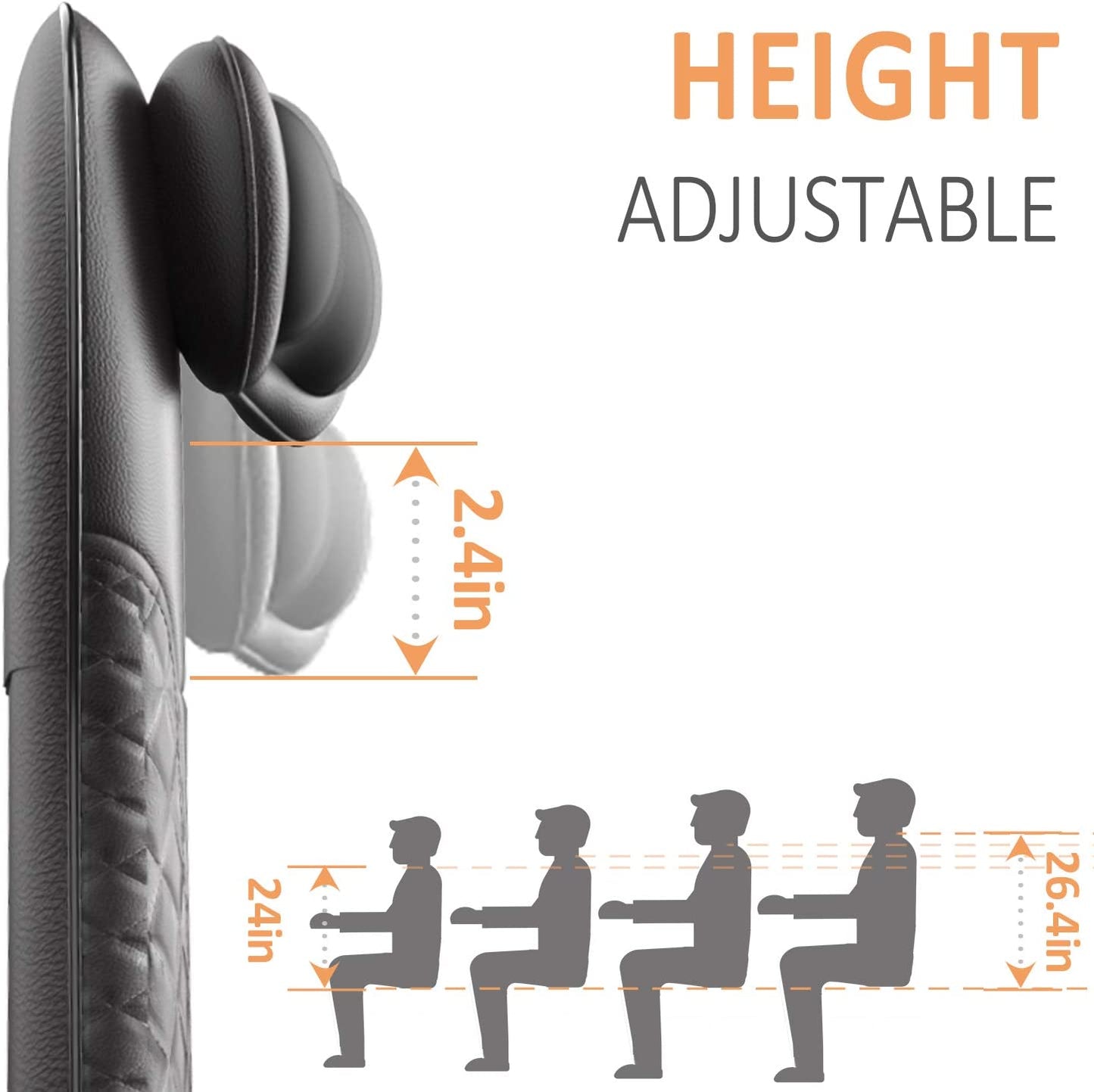 RENPHO Shiatsu Massage Seat Back & Neck Massager with Heat and Vibration