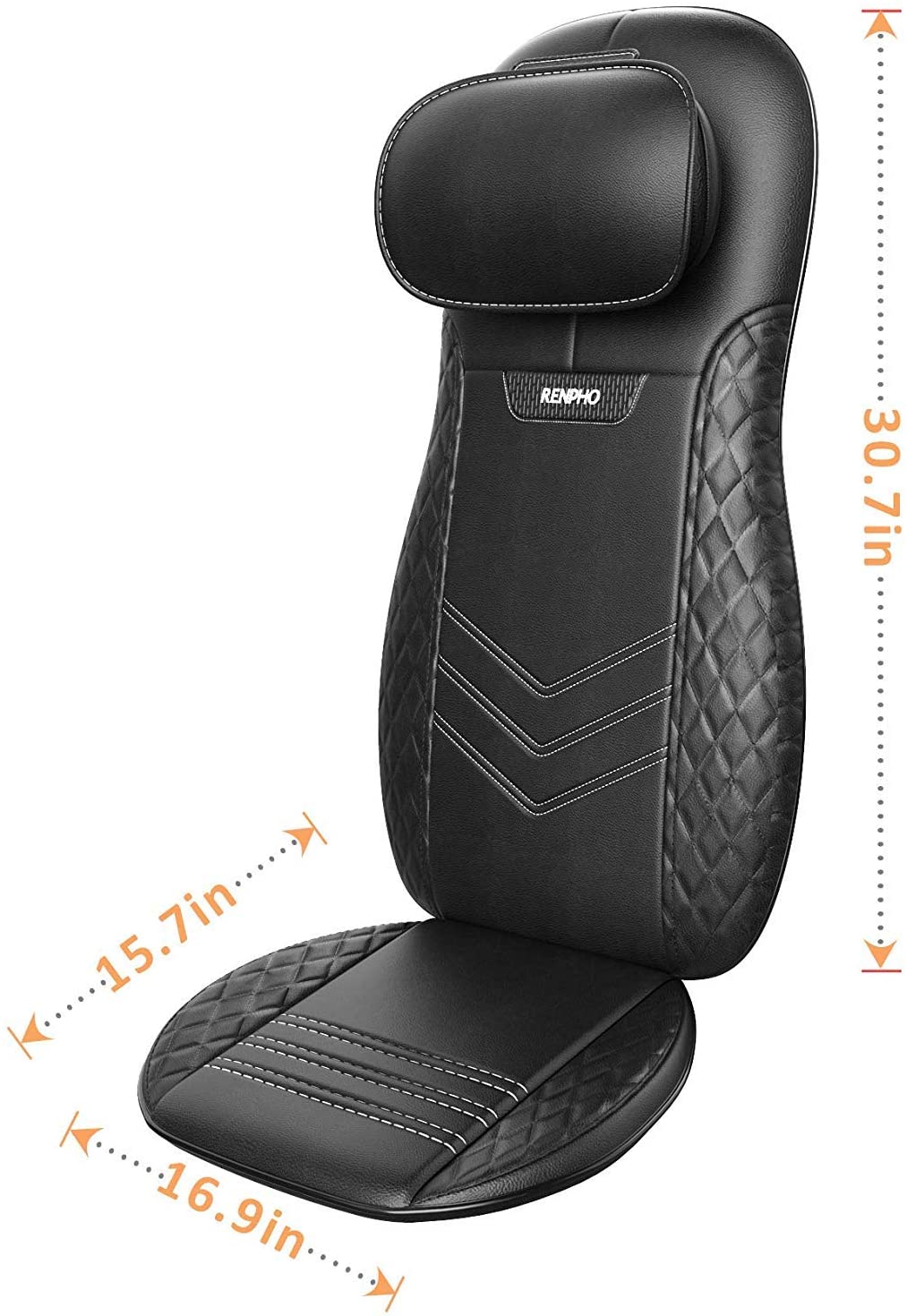 RENPHO Shiatsu Massage Seat Back & Neck Massager with Heat and Vibration