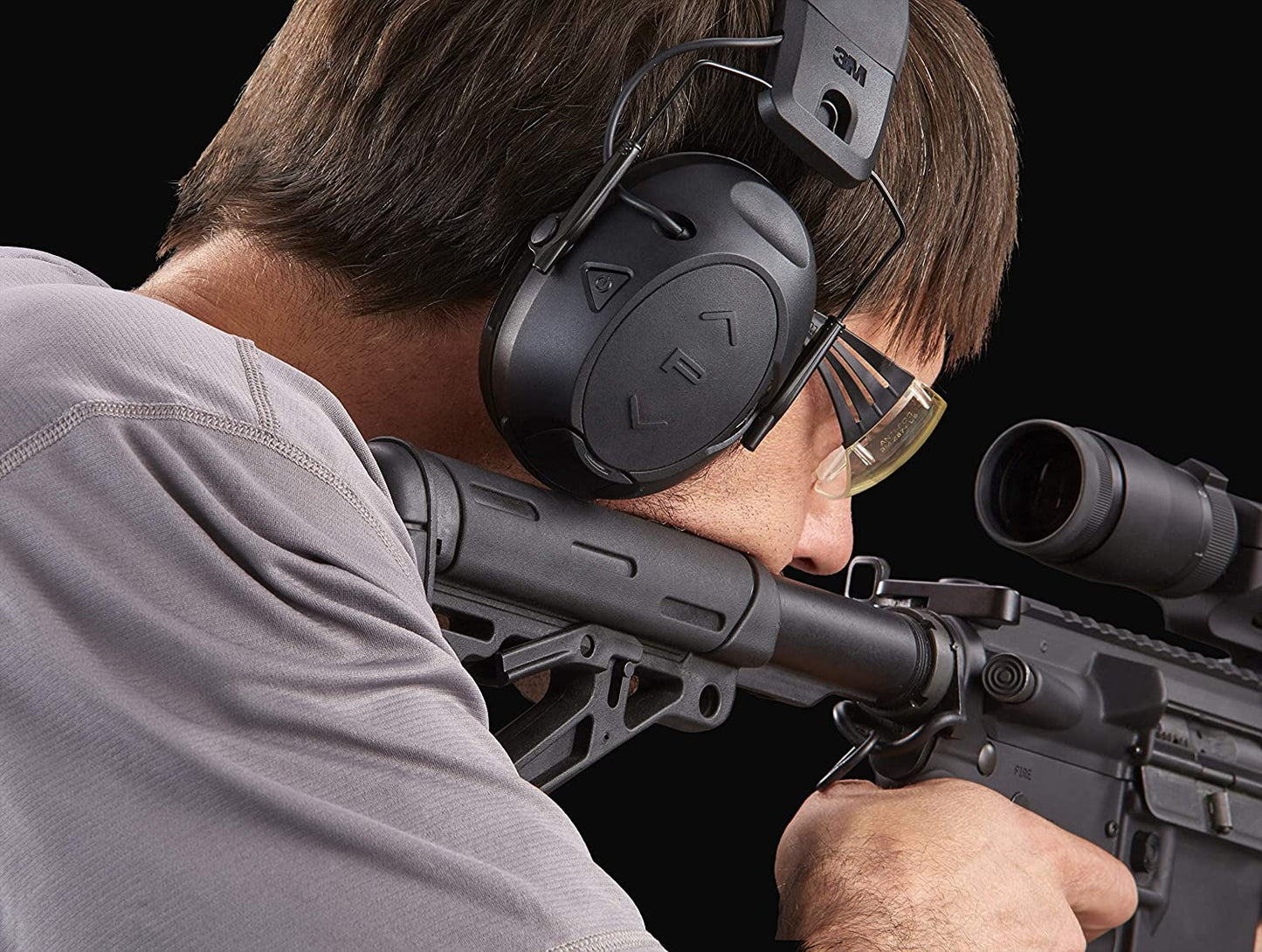 3M Peltor Sport Tactical 300 Smart Electronic Hearing Protector, Ear Protection, NRR 24 dB, Ideal for the Range, Shooting and Hunting, TAC300-OTH