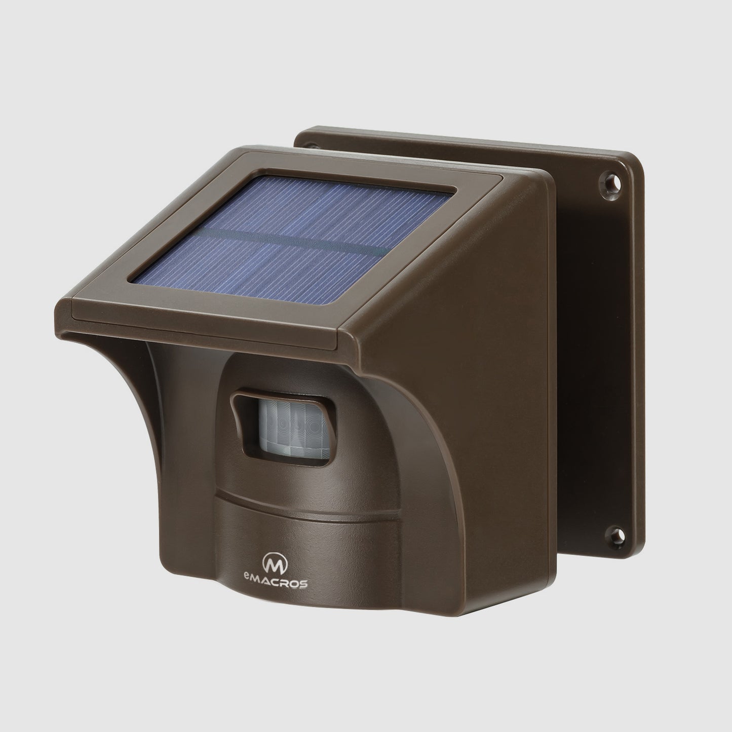eMACROS Rechargable Solar Driveway Alarm Wireless Sensor System Driveway Sensor Alert System Weatherproof Security Outdoor Motion Sensor & Detector No Need Replace Batteries