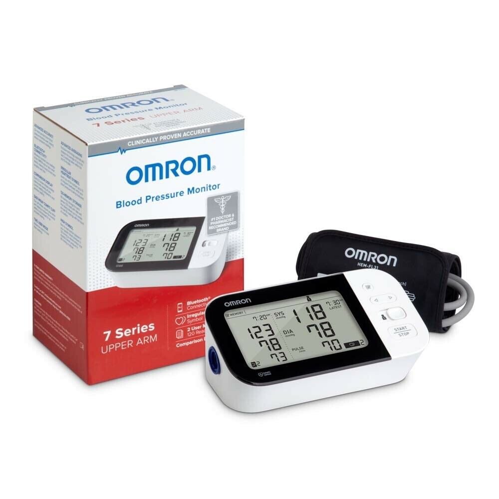 Omron 7 Series BP7350 Bluetooth Wireless Upper Arm Blood Pressure Monitor
