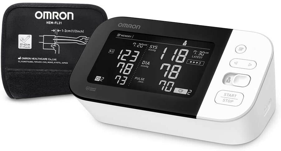 Omron 10 Series BP7450 Bluetooth Wireless Upper Arm Blood Pressure Monitor