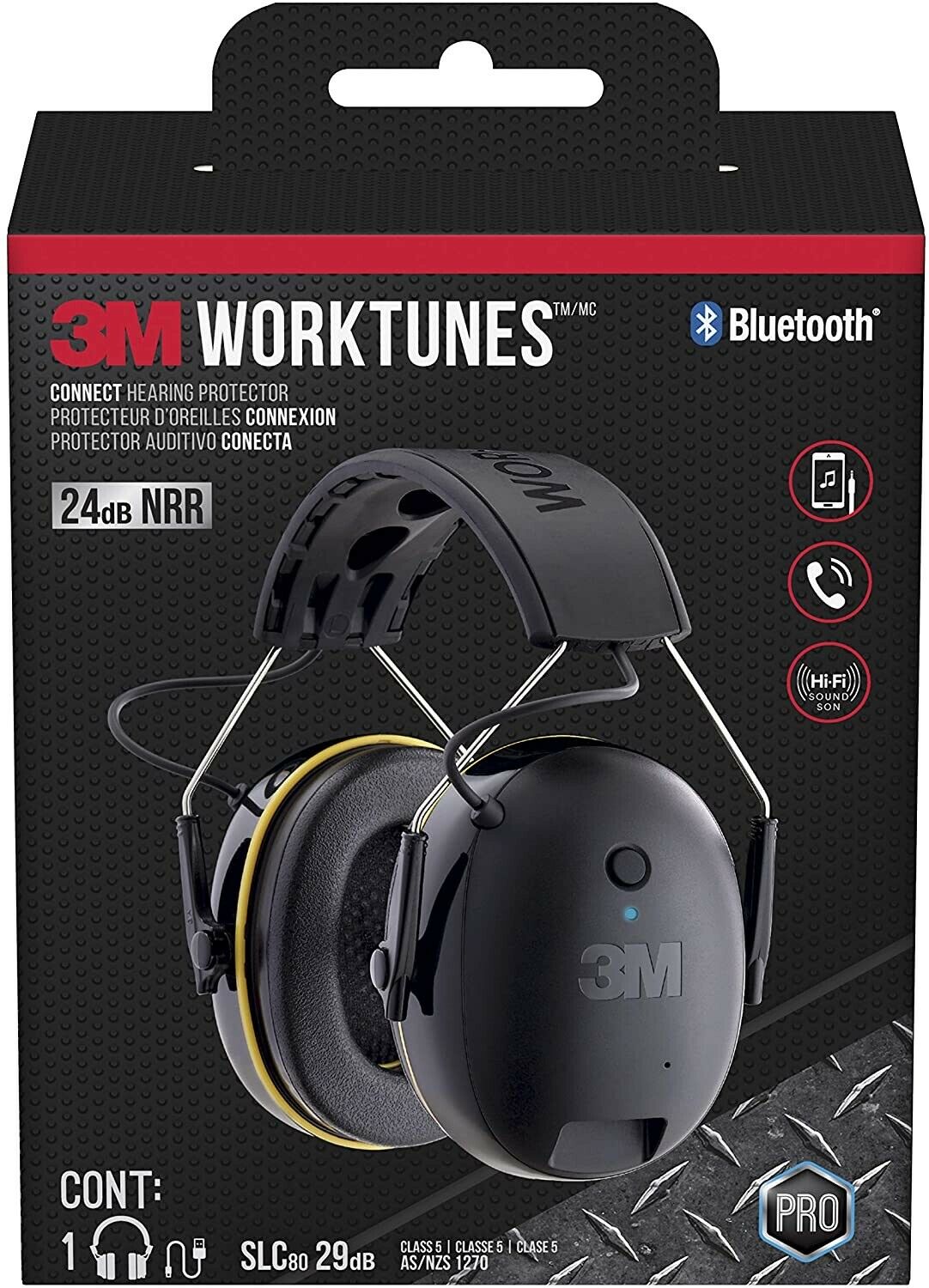 3M Worktunes Call Connect Wireless Hearing Protector Earmuff