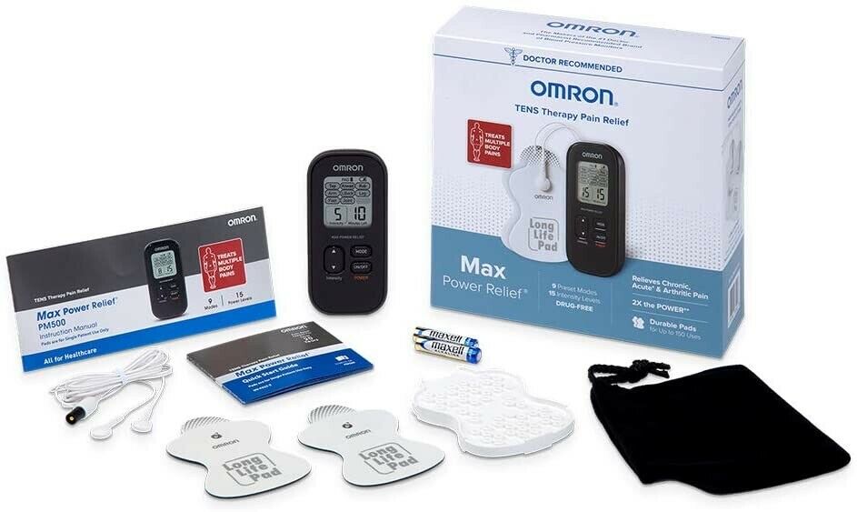 Omron Healthcare PM500/PM3032 ElectroTHERAPY Max Power Pain Relief TENS Unit