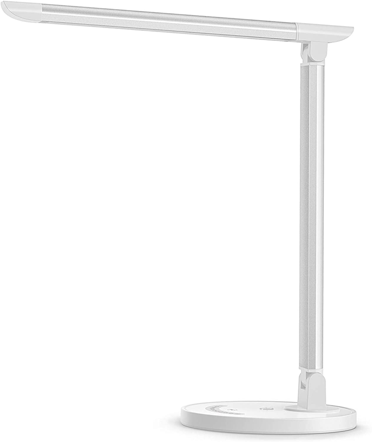 TaoTronics/Sympa LED Desk Lamp, Eye-Caring Table Lamps, Dimmable Office Lamp with USB Charging Port, Touch Control, 5 Color Modes, 12W, Official Member of Philips Enabled Licensing Program