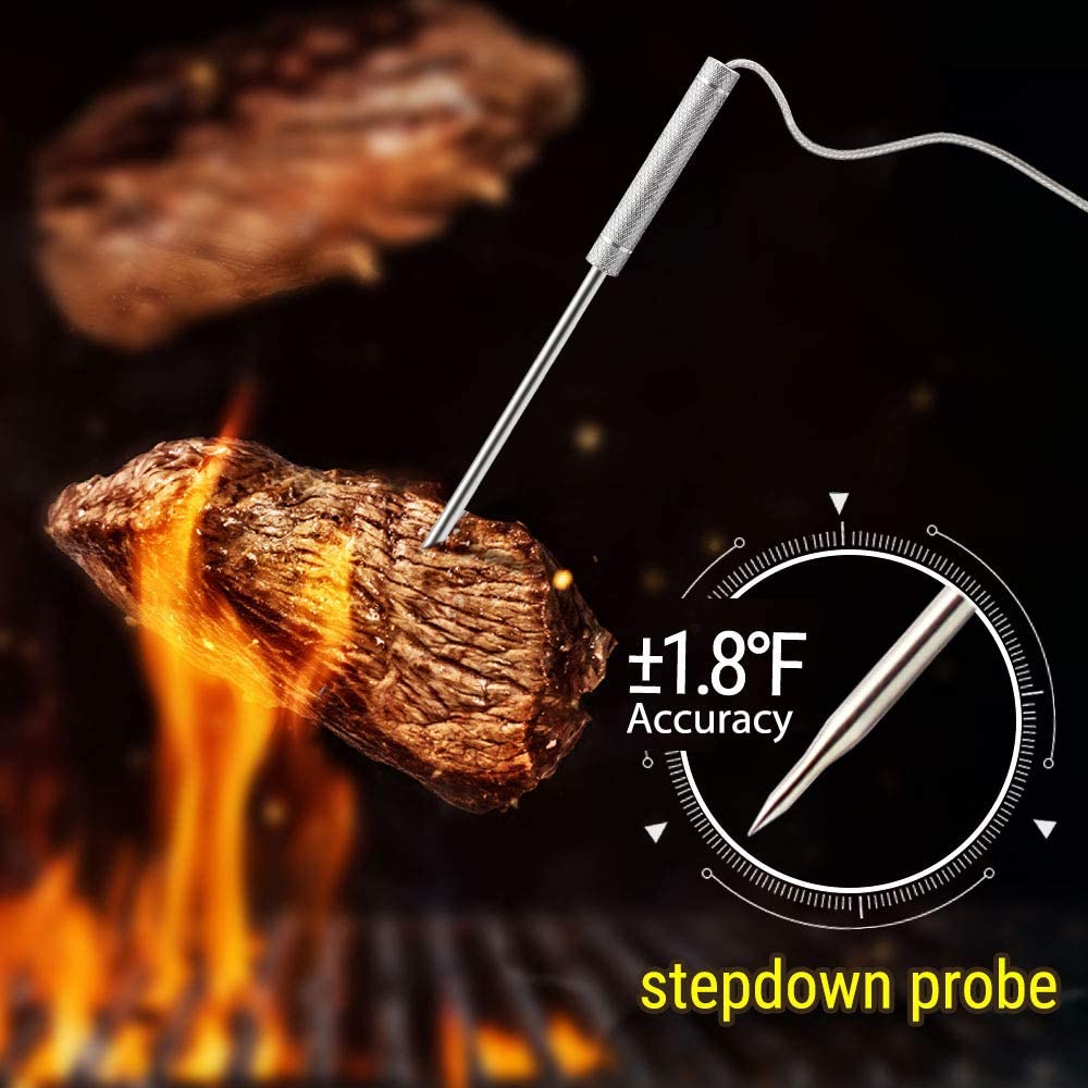 ThermoPro TP20 Wireless Remote Digital Cooking Food Meat Thermometer with Dual Probe for Smoker Grill BBQ Thermometer