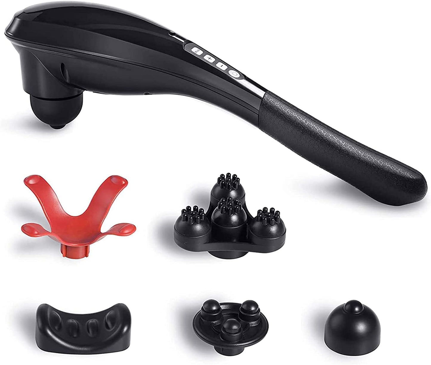 Naipo Electric Handheld Massager Deep Tissue Cordless Back Massager with 5 Heads and Adjustable Modes for Full Body’s Muscle Relax