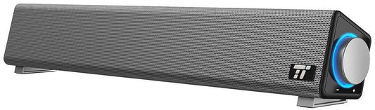 TaoTronics Computer Speakers, Wired Computer Sound Bar, Stereo USB Powered Mini Soundbar Speaker for PC Cellphone Tablets Desktop Laptop