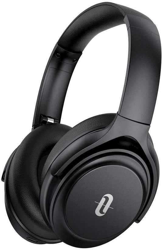 TaoTronics TT-BH085 Active Noise Cancelling Headphones, Bluetooth Headphones [Upgraded] Over Ear Wireless Headphones 40H Playtime Type-C Fast Charging Bluetooth 5.0 CVC 8.0 Mic for TV PC Cellphone, Suitable for Online Class and Meeting