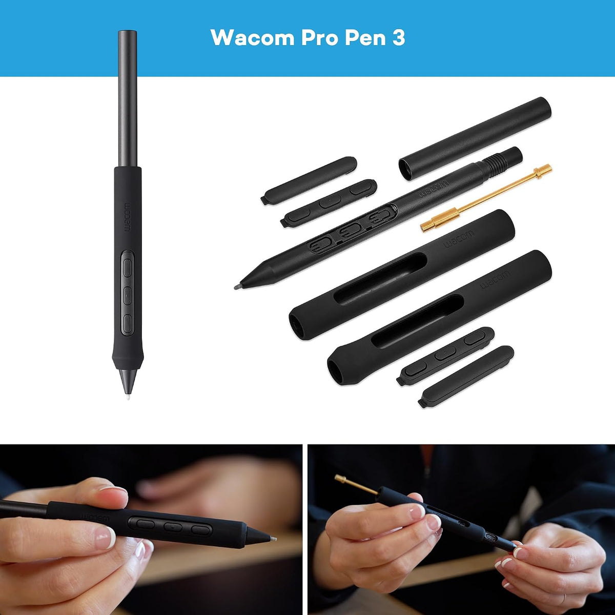 Wacom Intuos Pro Medium TPTK670K0C Pen Tablet, Pen Tab, Pro Board Tab, Wacom Pro Pen 3, Compatible with Windows and Mac