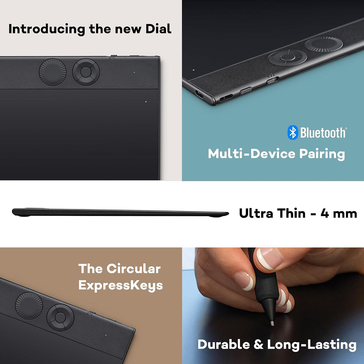 Wacom Intuos Pro Medium TPTK670K0C Pen Tablet, Pen Tab, Pro Board Tab, Wacom Pro Pen 3, Compatible with Windows and Mac