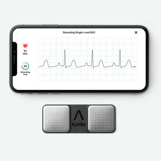 Alivecor KardiaMobile Personal Mobile EKG ECG Monitor Wireless Detects Afib