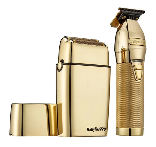 BaBylissPRO LimitedFX Collection Trimmer & Shaver Set Gold | FXDUOFS2TG