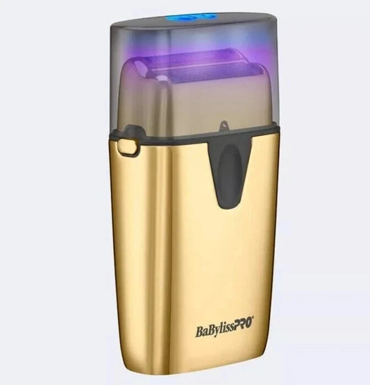BabylissPRO UVFoil Double-Foil Shaver Limited Edition Metal Housing (FXLFS2G)
