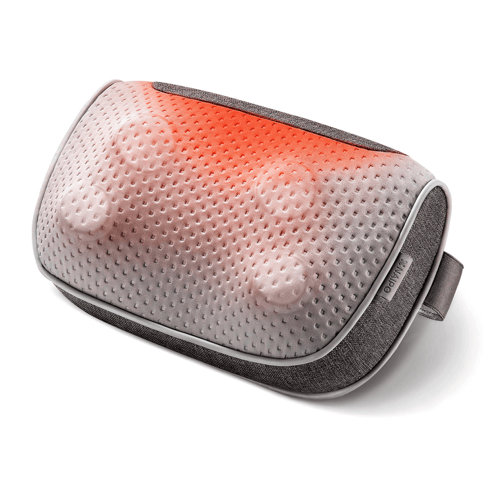 Naipo Shiatsu Massage Pillow with Heat, Electric Deep Kneading Back Neck Massager for Lower and Upper Back Shoulders Legs Foot Arms