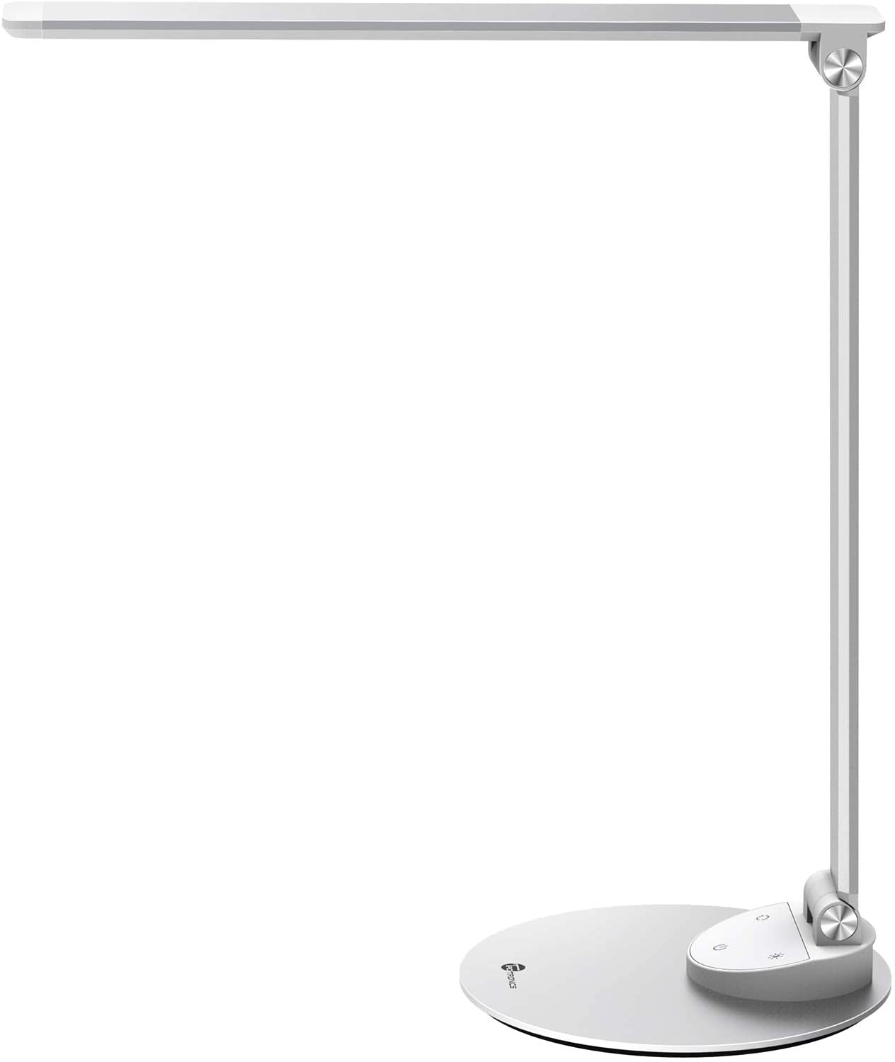 TaoTronics LED Desk Lamp with USB Charging Port, Eye- Care Dimmable Lamp, 5 Color Temperatures with 5 Brightness Levels, Touch Control, Metal, Official Member of Philips Enabled Licensing Program